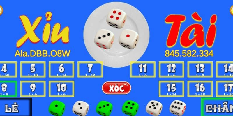 Tài Xỉu SClub88: Chi tiết luật cược và chiến thuật soi cầu 3 Cách tính thắng thua Sicbo