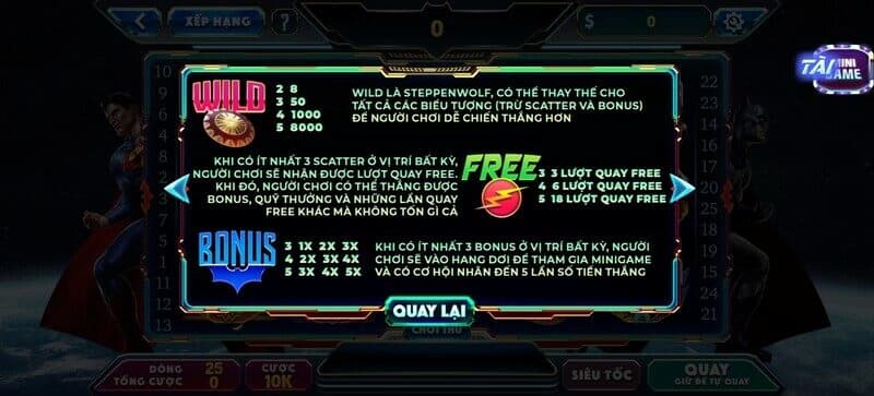  slot game Justice League