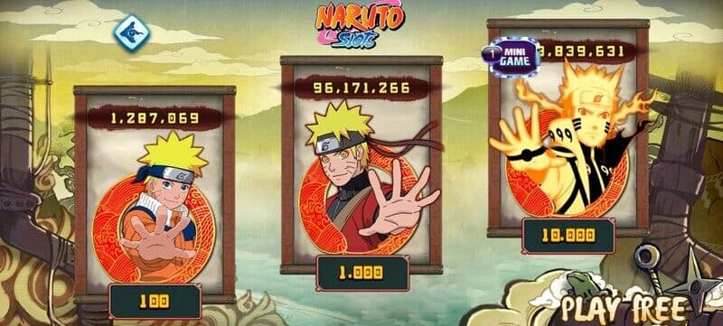 Nổ hũ Naruto tại SClub 88 